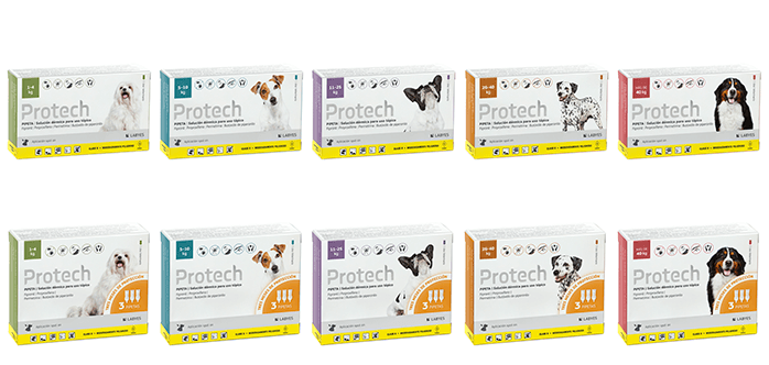Envase de Protech Perros