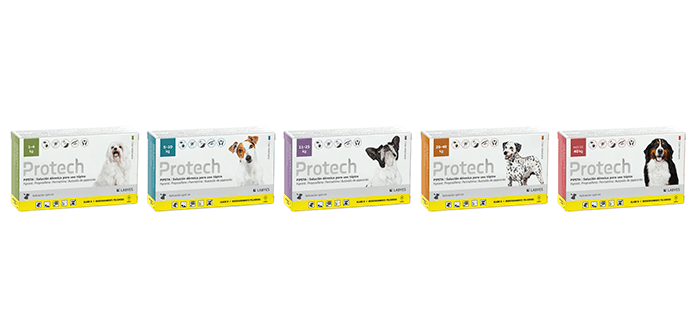 Envase de Protech Perros