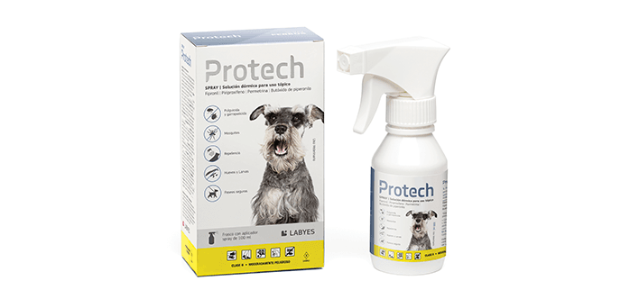Envase de Protech Spray