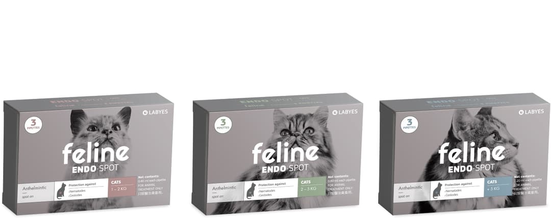 Feline Endospot packaging