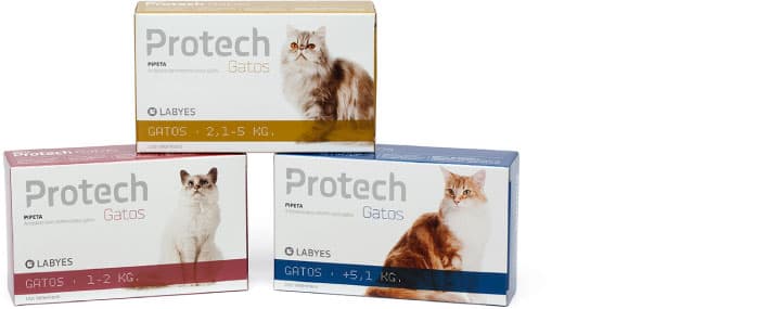 Protech Cats packaging